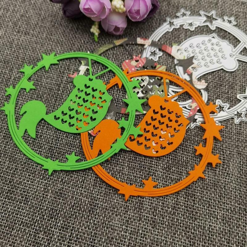 Circle Star Metal Cutting Die Stencil DIY Scrapbooking Album Paper Card Template