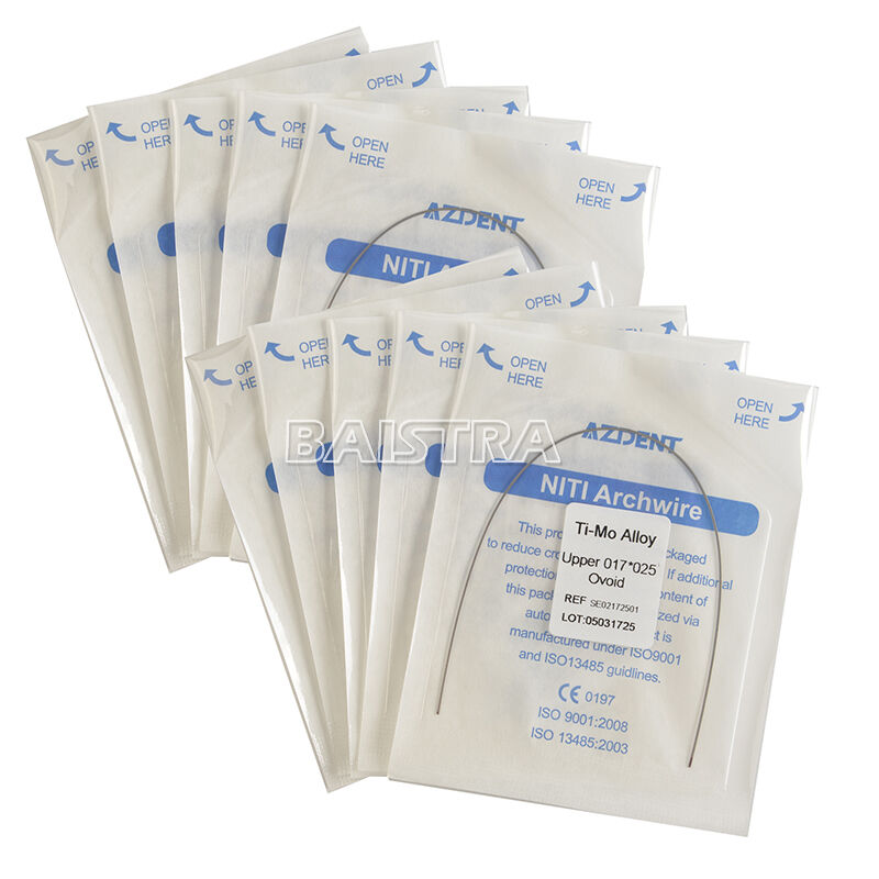 20 X Dental Orthodontic Beta Titanium TMA Molybdenum Alloy Rectangular Arch Wire