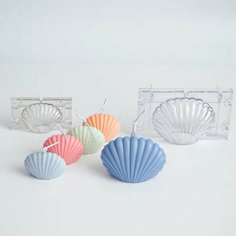 Scented Candle Mold Seashell Scallop Shell Candle Mold Handmade Soap Mould DBDA