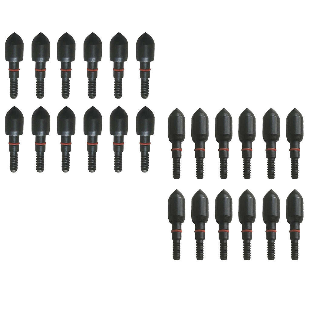 12pcs Replacement Archery Arrow Head for Outdoor Target Shooting 125 Grain