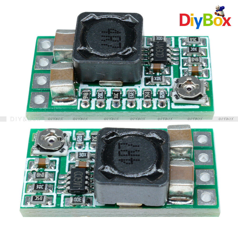 2PCS Mini Buck Converter DC-DC 12-24V To 5V 3A Step Down Adjustable Power Module