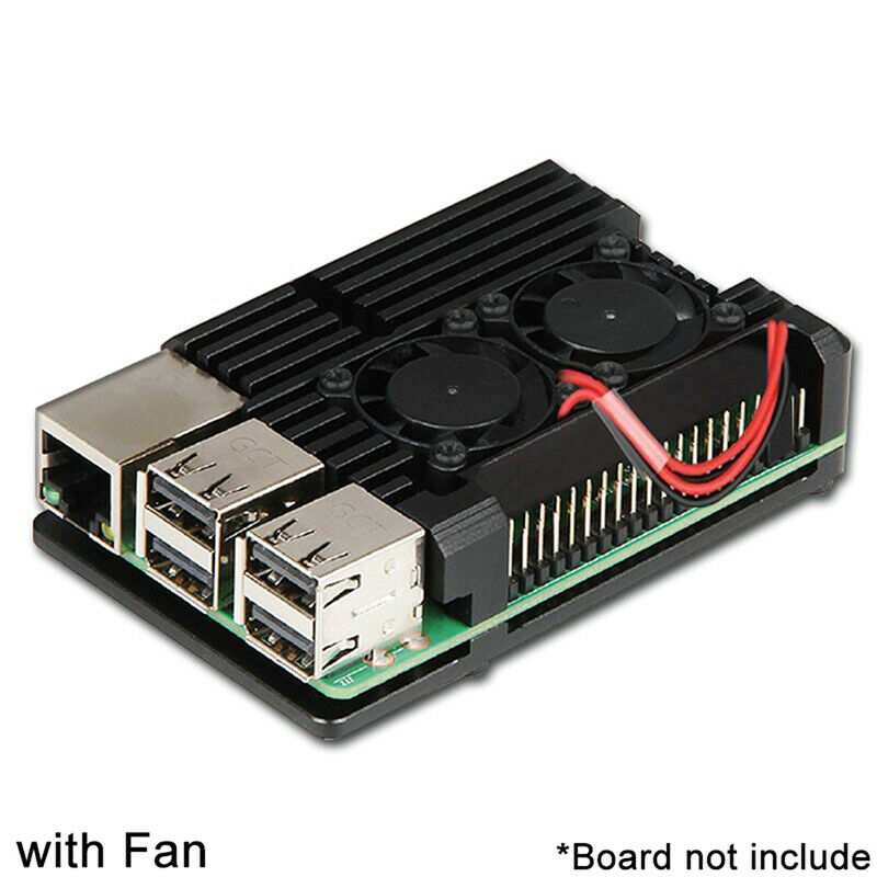 Aluminum Radiator Protection Case For Raspberry Pi 3B+ 3B 2B Metal Cooling SS SJ