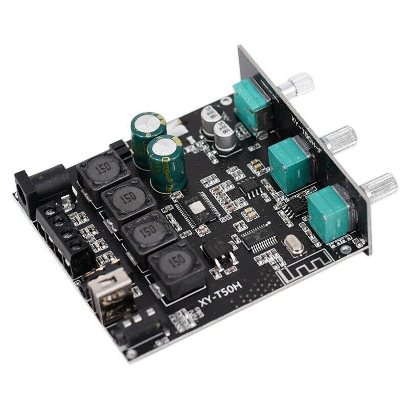Bluetooth 5.0 Treble and Bass Adjustment Audio Power Amplifier Board,DIY PowerV9