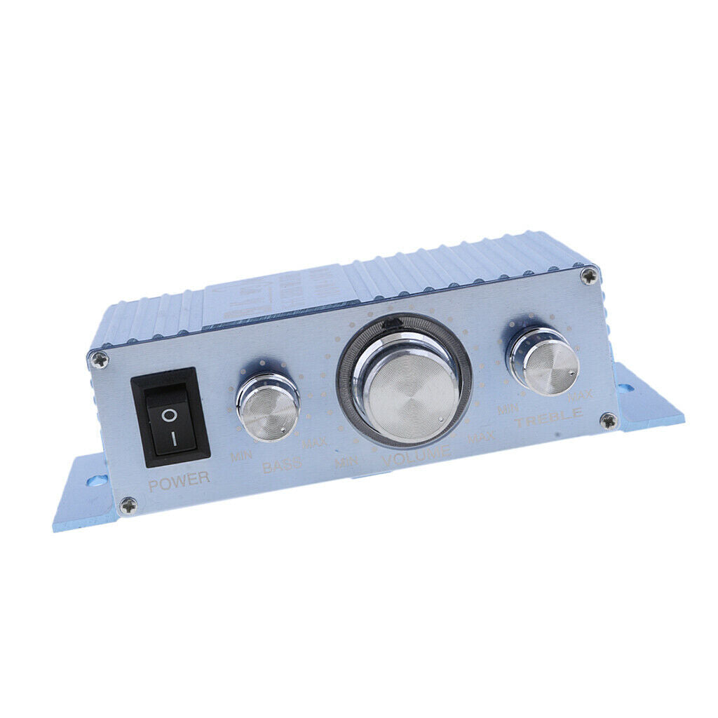 Car Vehicle Dual Channel Amplifier 180W+180W Mini Hi-Fi Stereos Audio Amp