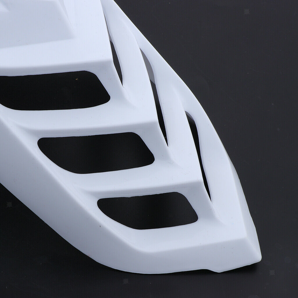 2 Pcs Motorcycle Front Fender Mudguard Wheel Splash Guard Yellow + White