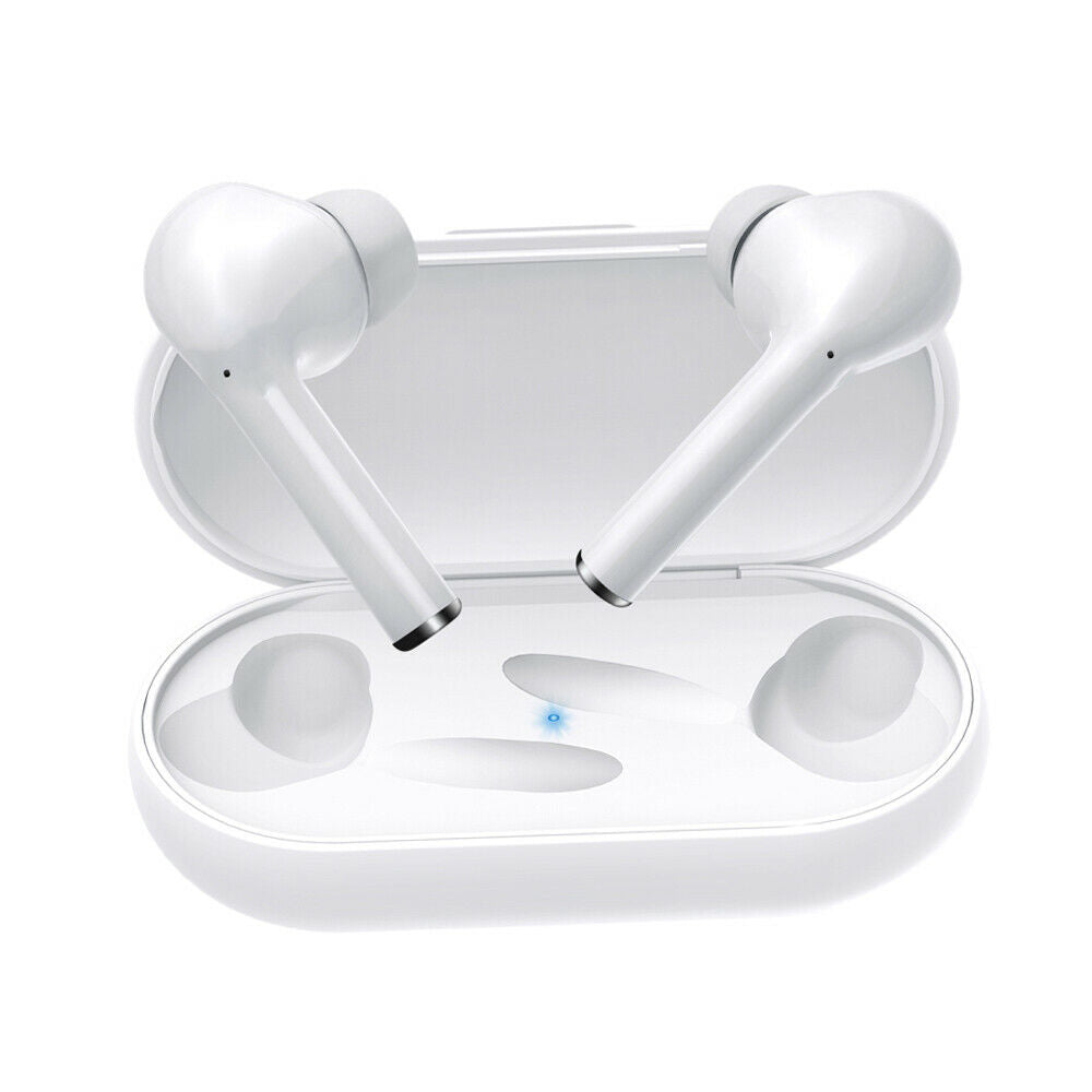 Bluetooth 5.0 True Wireless Earbuds Sports Headsets Stereo Headphones White