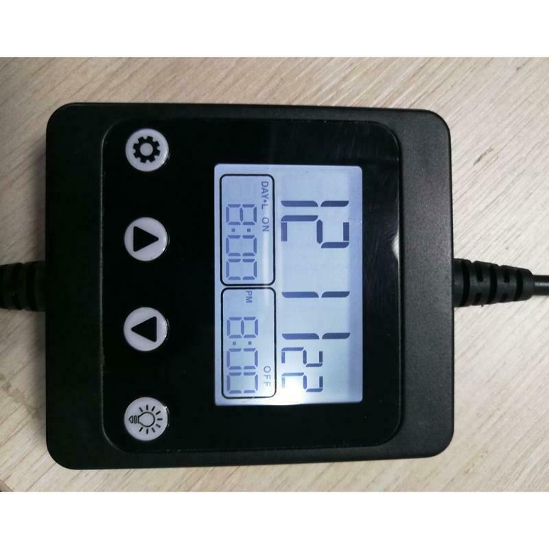 Aquarium LED Light Controller Dimmer Modulator with LCD Display for Fish Tank