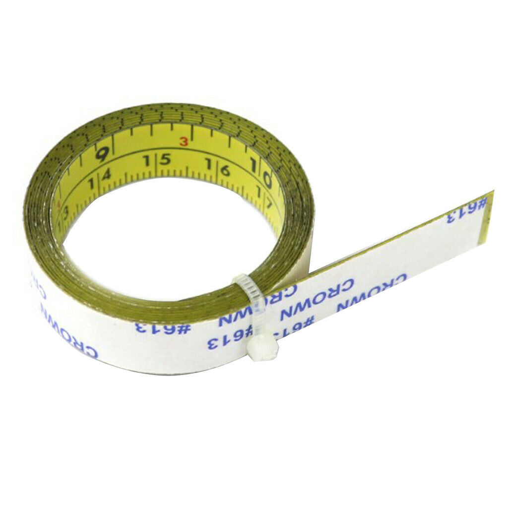 Set of 2 Practical Universal Self Adhesive Ruler Measuring Tapes Measure