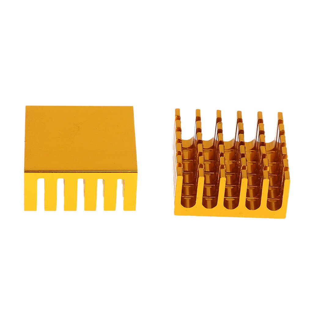 30 Pieces Aluminum Heat Sink Cooling Fin 22x22x10mm for IC Led Chip 3W