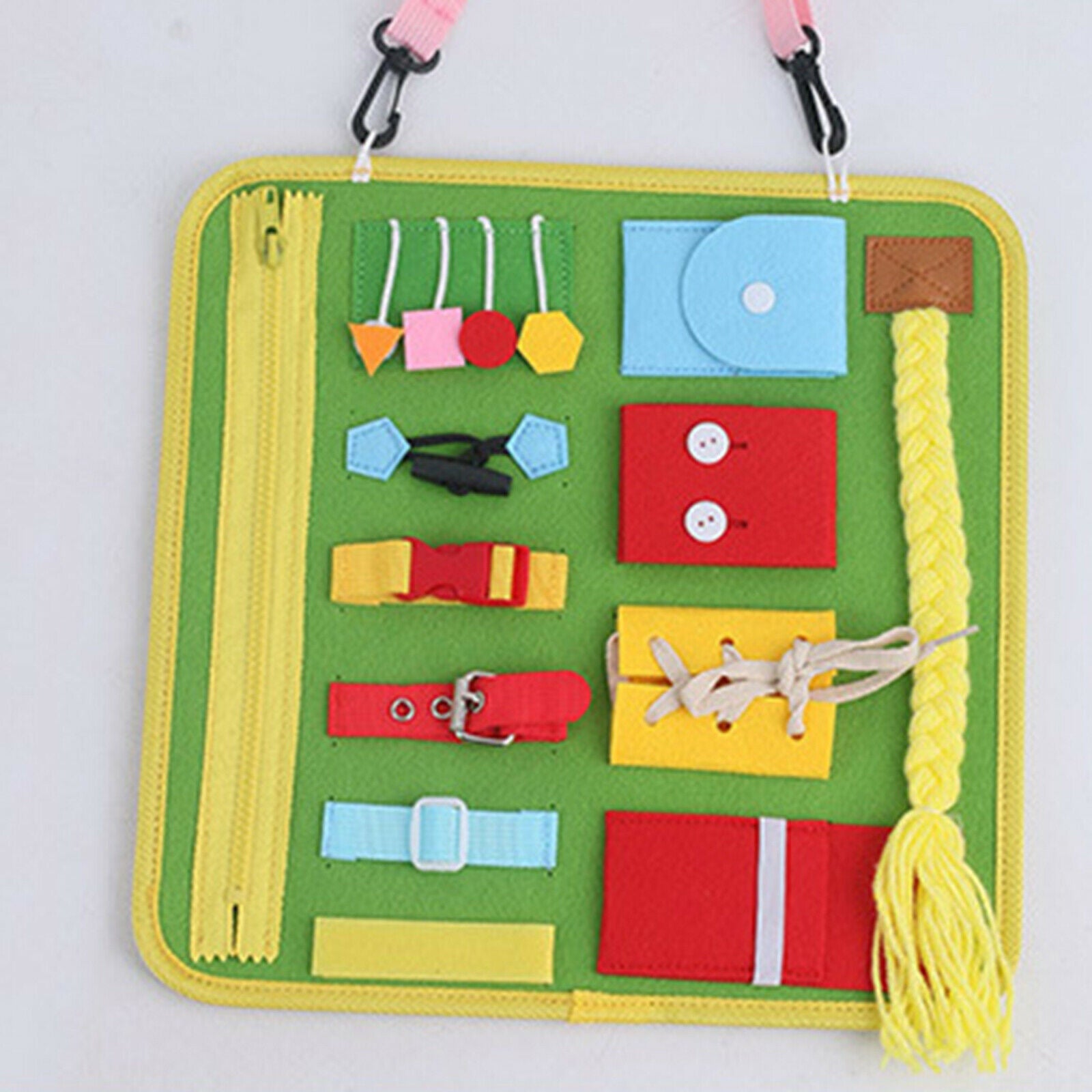 Toddler Busy Board Montessori Toys for 1 2 3 Years Old Kids Learn to Dress