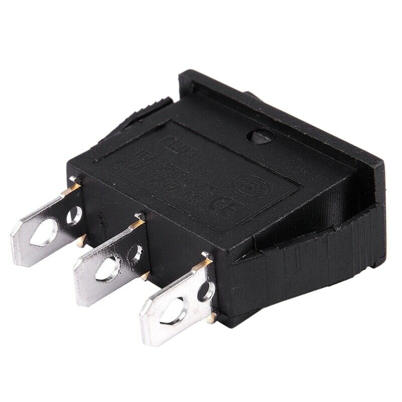 AC15A/250V 20A/125V 3 Pin SPDT ON-OFF-ON 3 Position Snap Rocker Switch R1Q1Q1