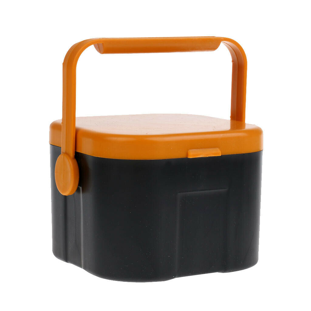 Plastic Fishing Live Lures Bait Box Double Layers Earthworm Worm Tackle Box