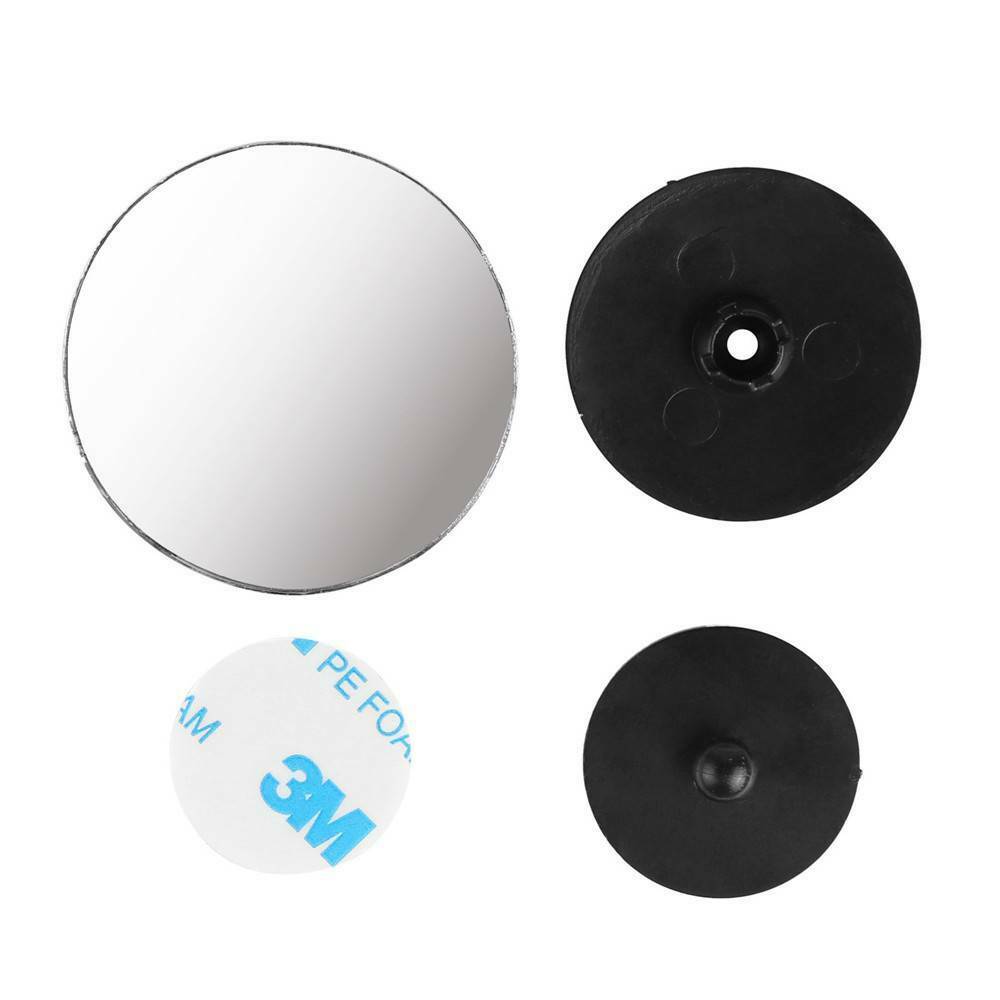 2Pcs Adjustable Car Rearview Mirrors Blind Spot Side Convex View Wide Angle Van