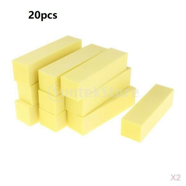 20x Sanding Nail Polisher Polish Buffer Block Professional Manicure Tools
