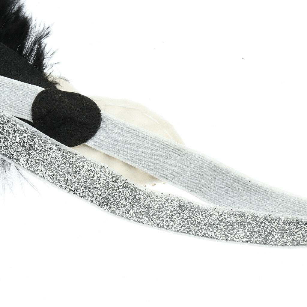 Wedding Jewelry Hair Hair Ties Feather Hairclip Headband Tassel White Black