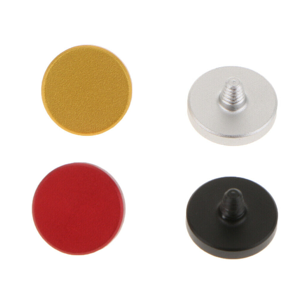 4 Pieces Flat Bulged Surface Release Button for   Hasselblad Canon