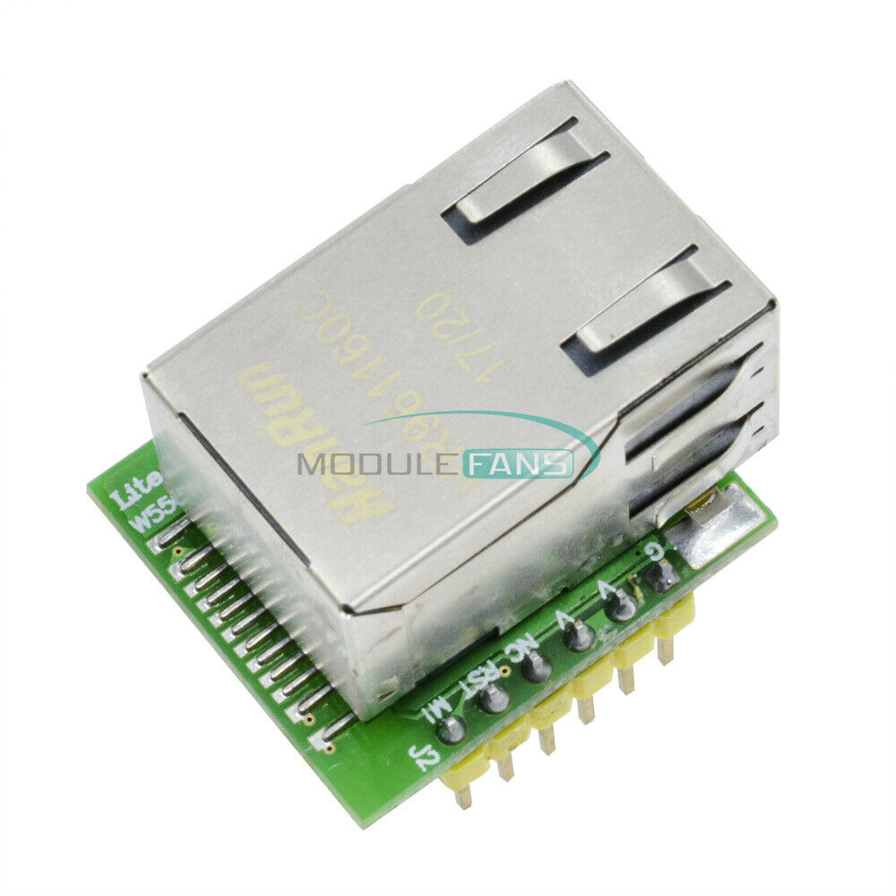 2PCS ENC28J60 W5500 Chip USR-ES1 SPI to LAN/ Ethernet Converter TCP/IP Module