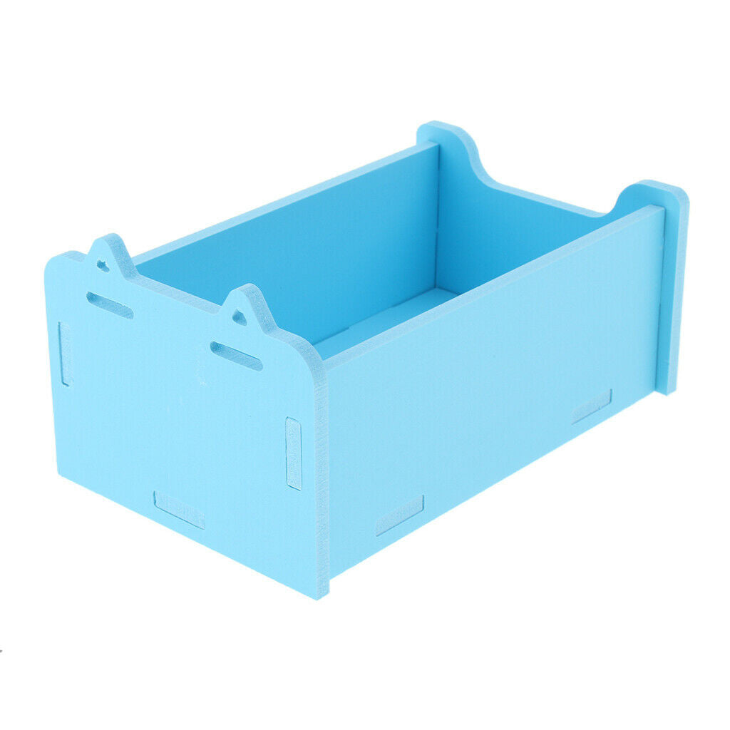 Small Animals Hamster Sauna Sand Bath Room Shower Bathing Pool Blue