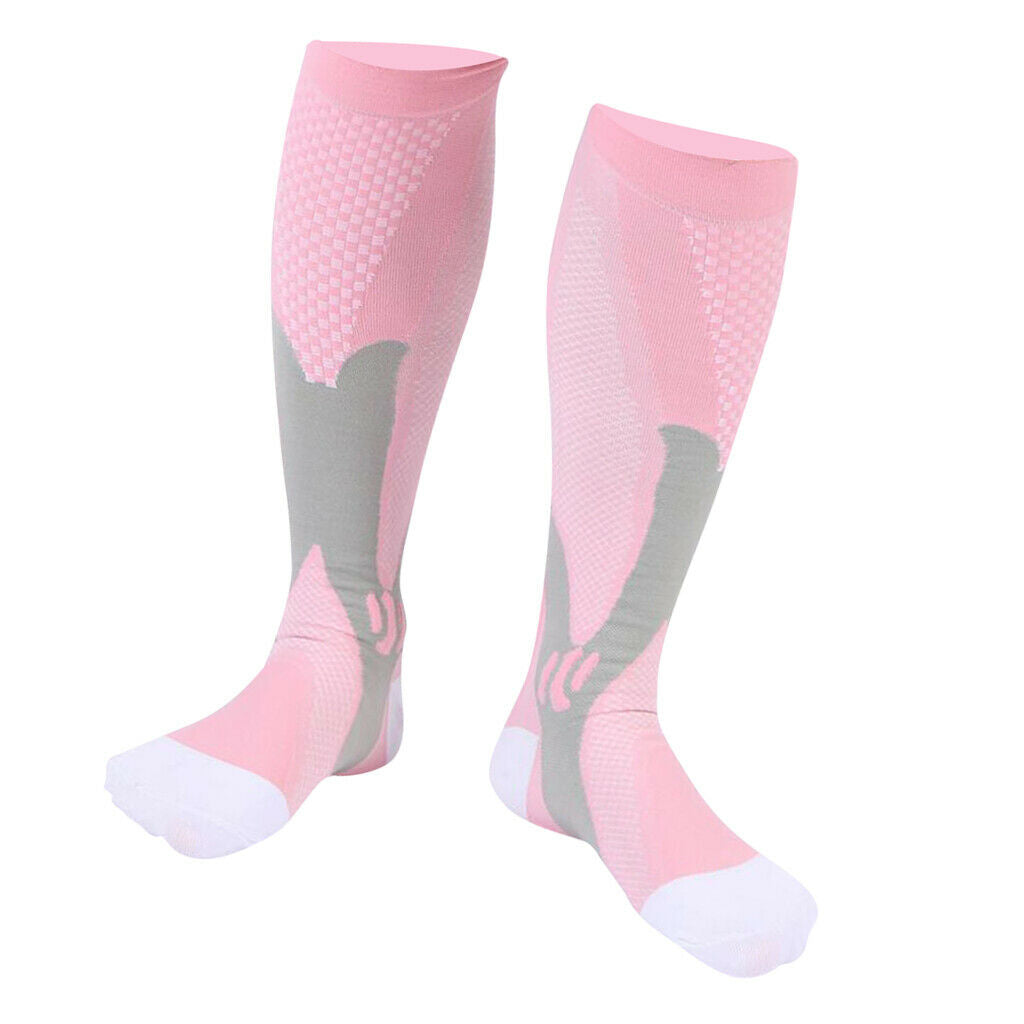 5 Pairs Sports Travel Compression Socks Anti Fatigue Support Stockings