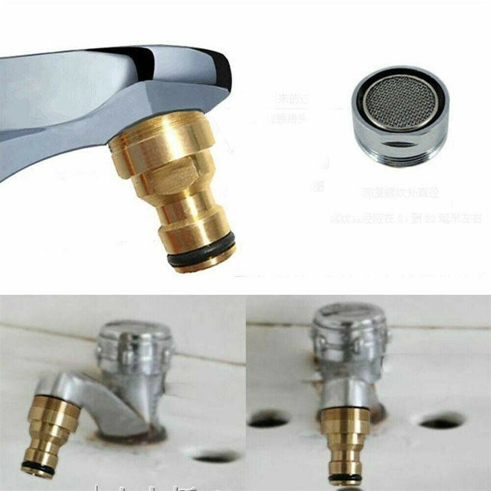 3/4" Universal Tap Garden Hose Pipe Connector Mixer Kitchen Tap Adaptor Joiners