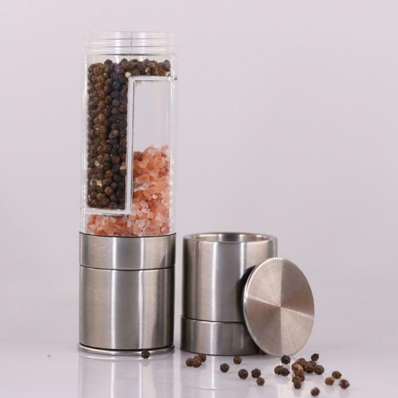 Manual Grinding Pepper Salt Mills Grinder Durable Kitchen Seasoning Tools