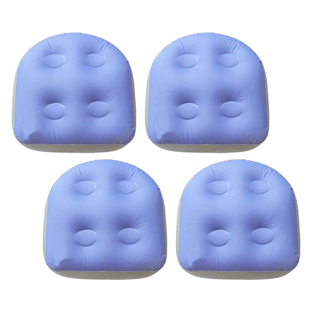 4-pack Outdoor Spa Booster Seat Soft Comfortable Inflating Hot Tub Cushions