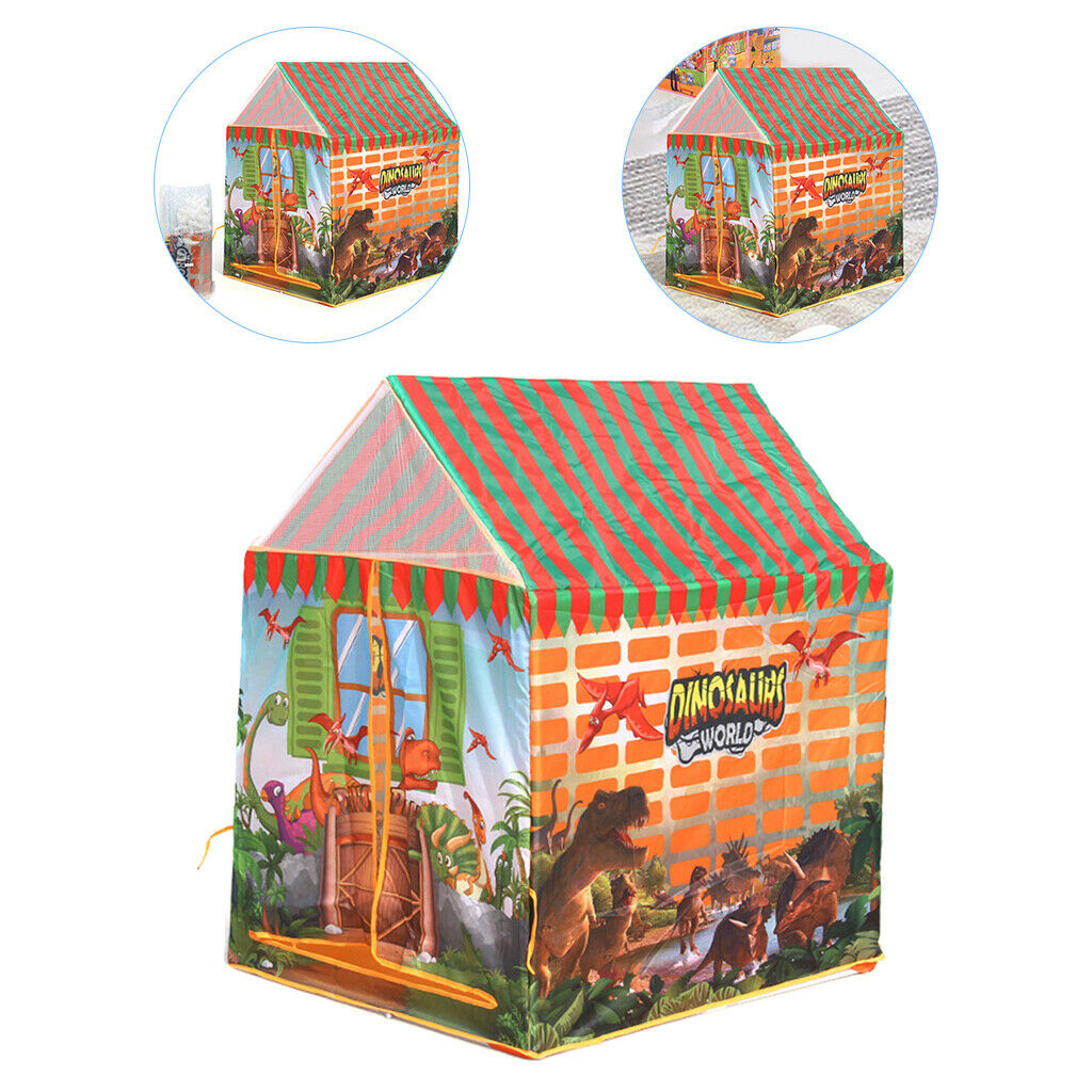 Kids Wigwam Toys Play Tent Indoor Outdoor Children's House Gift Dinosaur A
