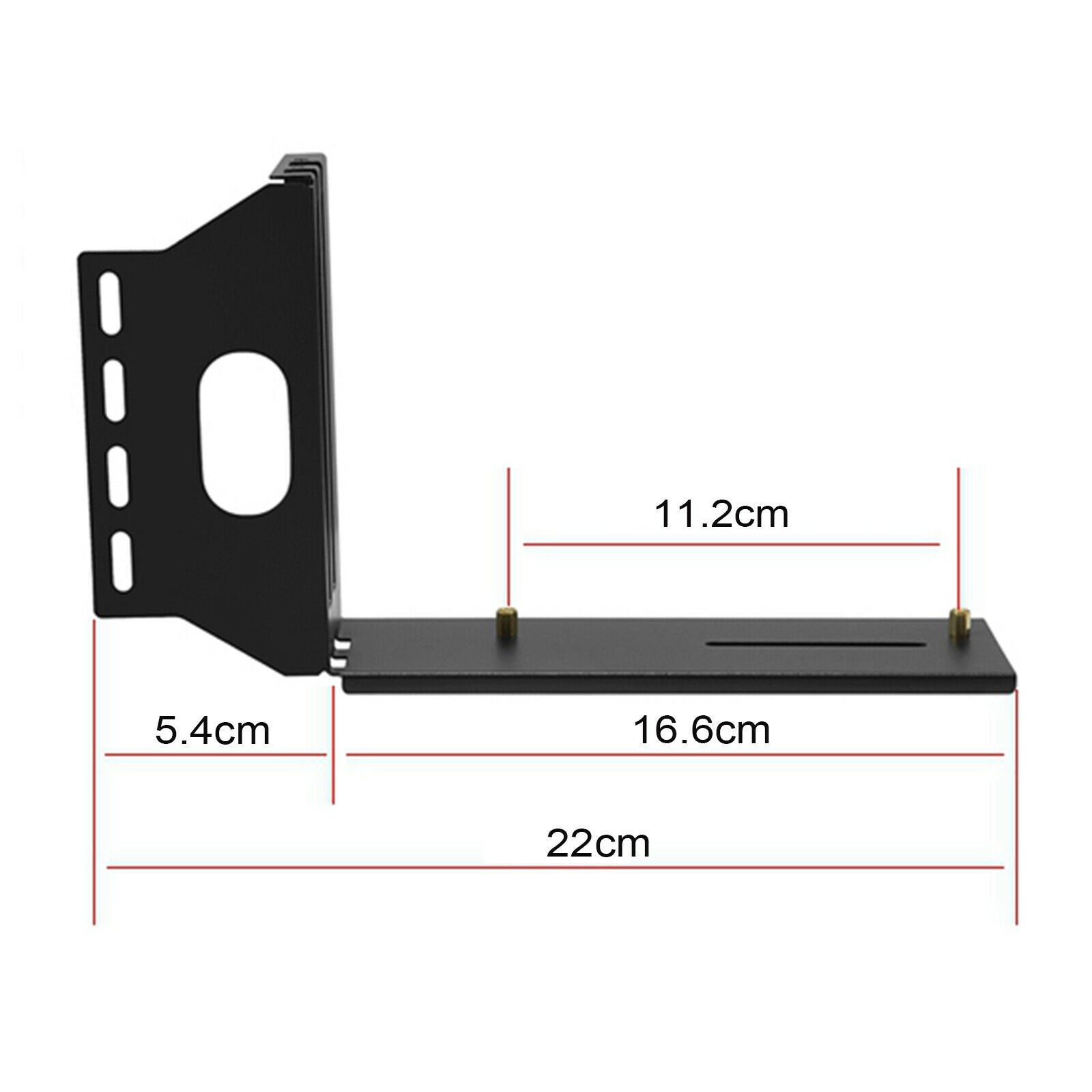 Black PCIe 16X Card Cable Vertical Bracket Holder Kickstand Support Kit