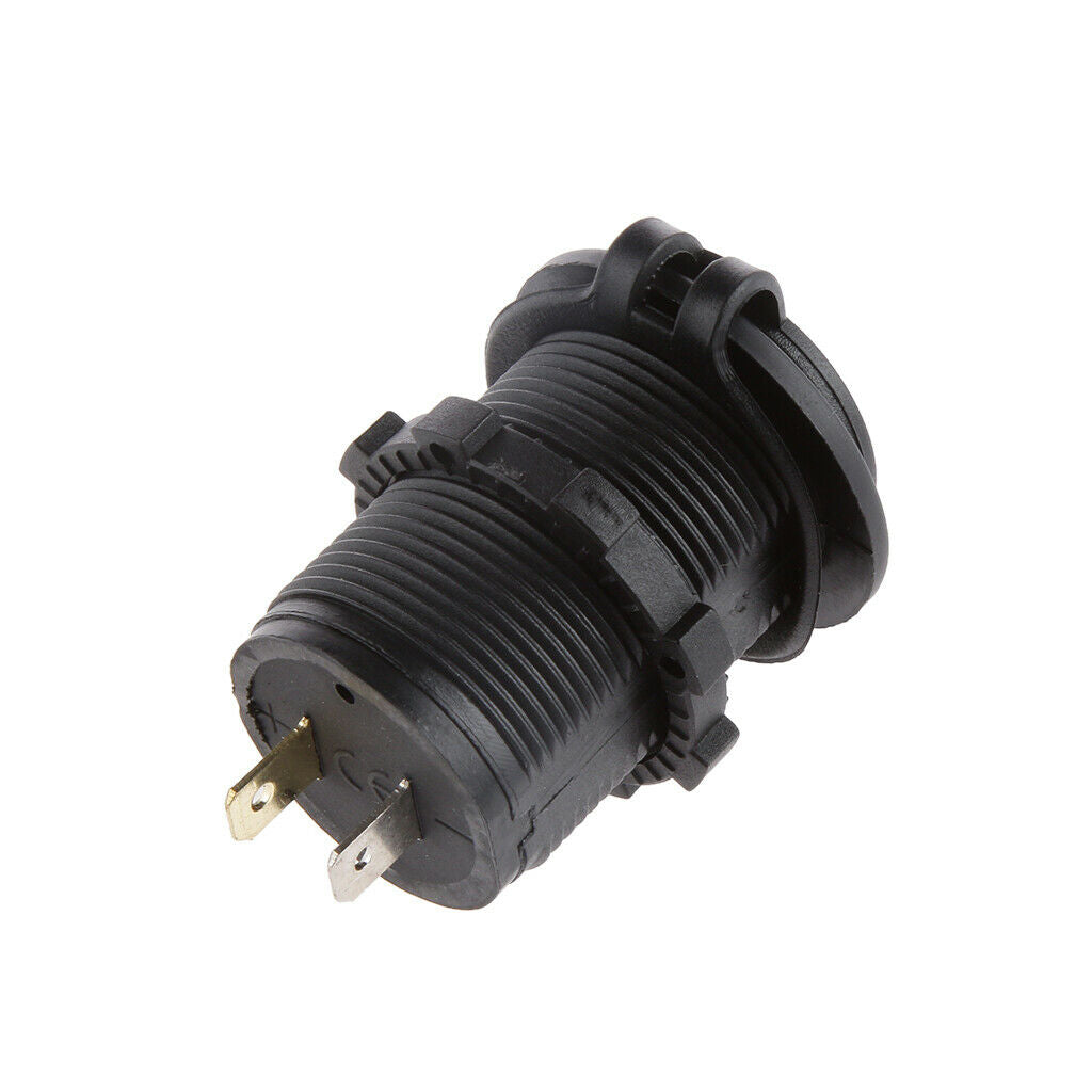 Waterproof 12V-24V 3.1A Motorcycle Car Boat Dual USB Power Charger Splitter