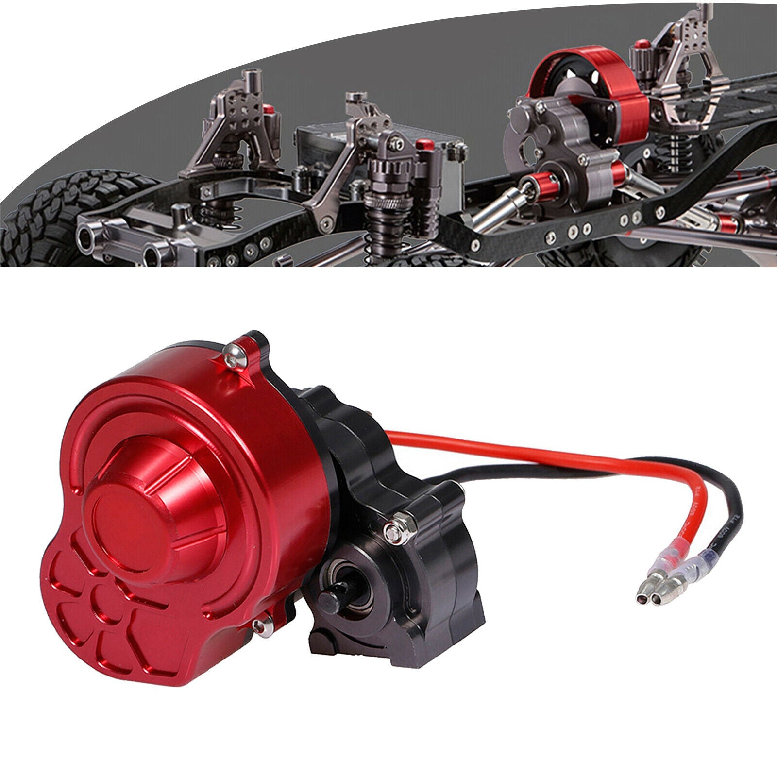 RC Car   Transmission Box with Gear RC Upgrade RC Car Parts