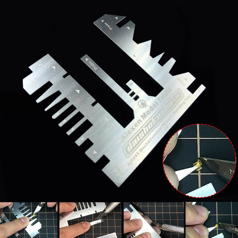Tanks Ships Photo Etched Parts Bending Tool Hand Pressure Auxiliary Ruler TMW