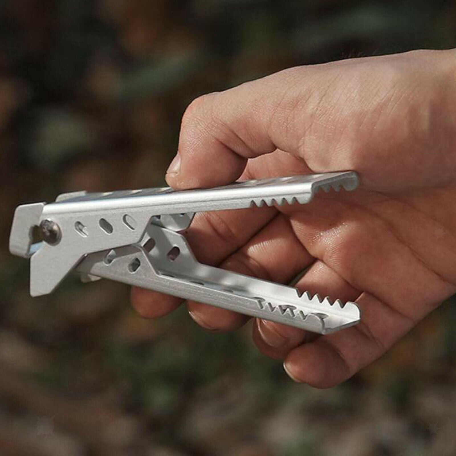 Hot Bowl Holder Dish Pot Clamp Plate Aluminum Pan Gripper Clip Camp Tool