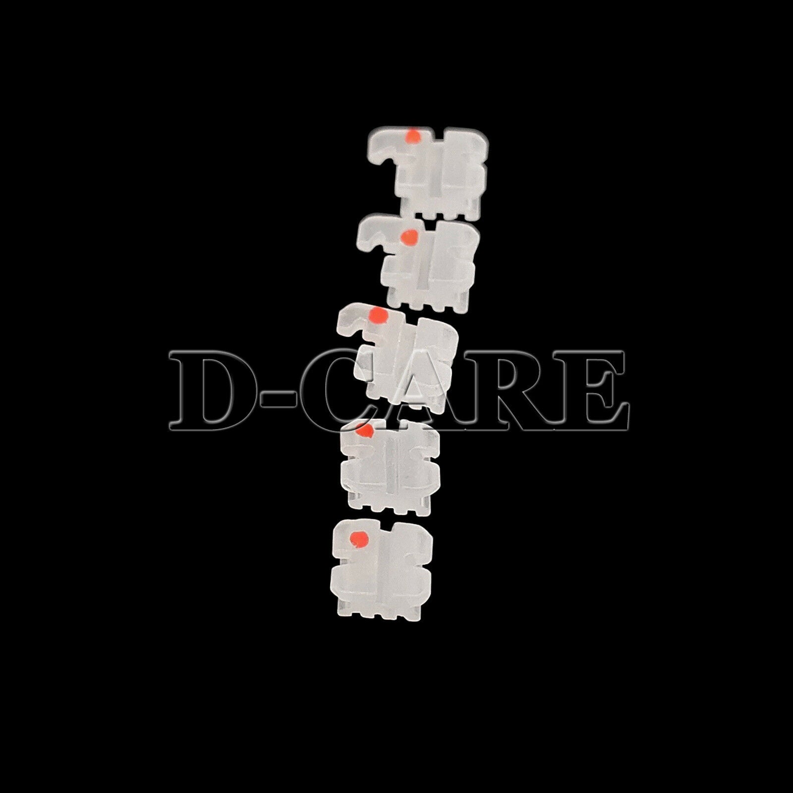 10 x Dental Orthodontic Bracket Braces Ceramic Roth 022 with 3-4-5 Hooks Sale DC