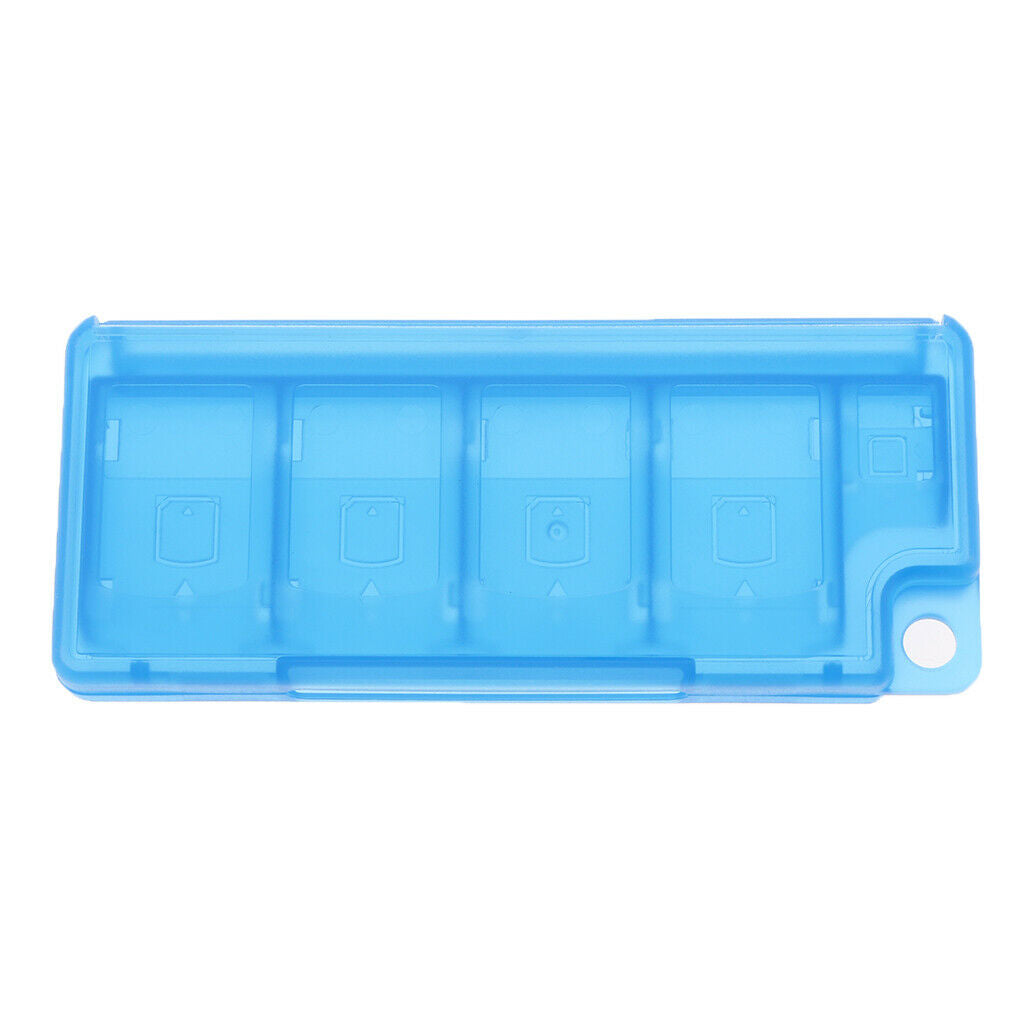 New 8 Game Card Protector Box Case for Nintendo Switch Dustproof, Blue