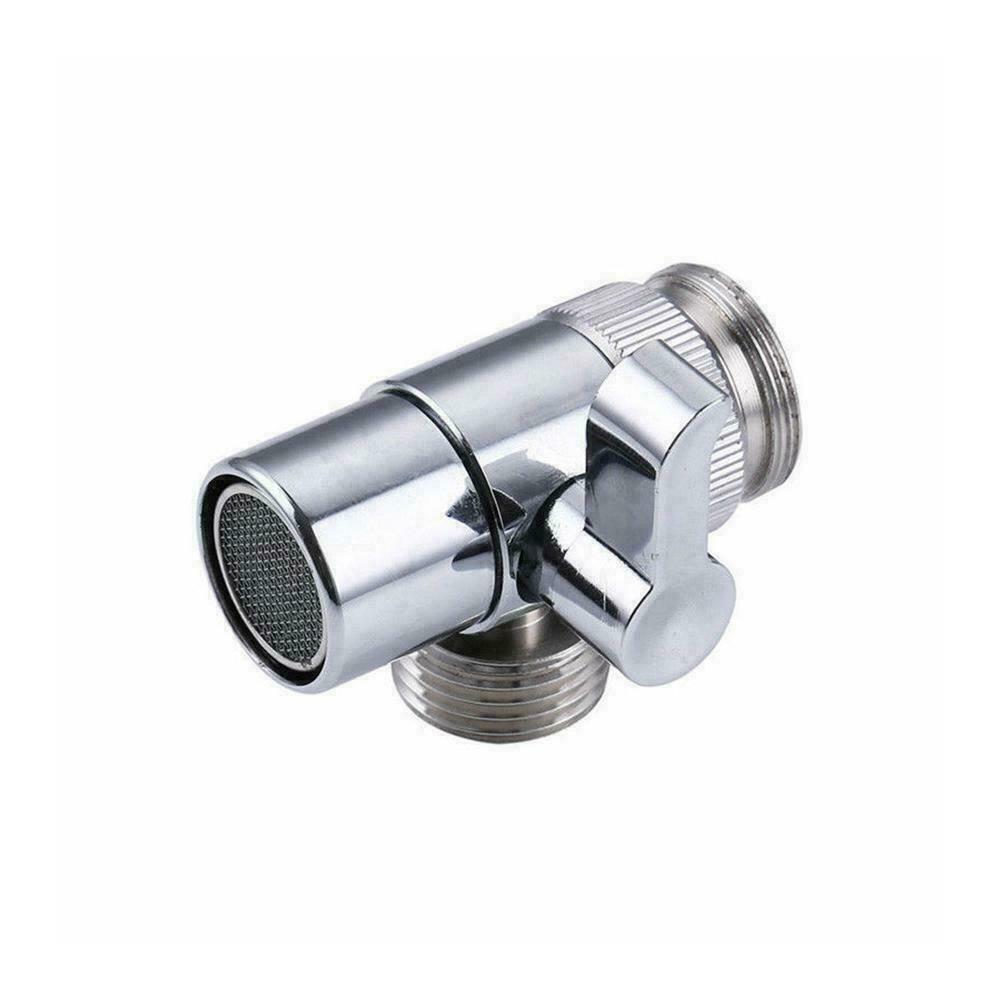 Brass Bidet Shower Head Diverter Valve Faucet Tap T-Adapter Splitter N5P9