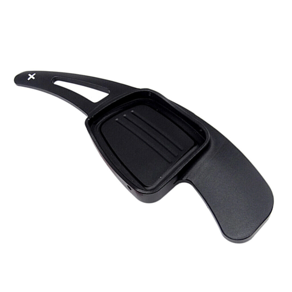2x Steering Wheel Shifter Paddle Shift Extension for Audi Q7 S4 TTS Black