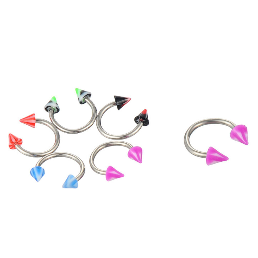 105Pcs Bluk Mixed Body Piercing Jewelry Lip Eyebrow Belly Navel Tongue Bar R Rf