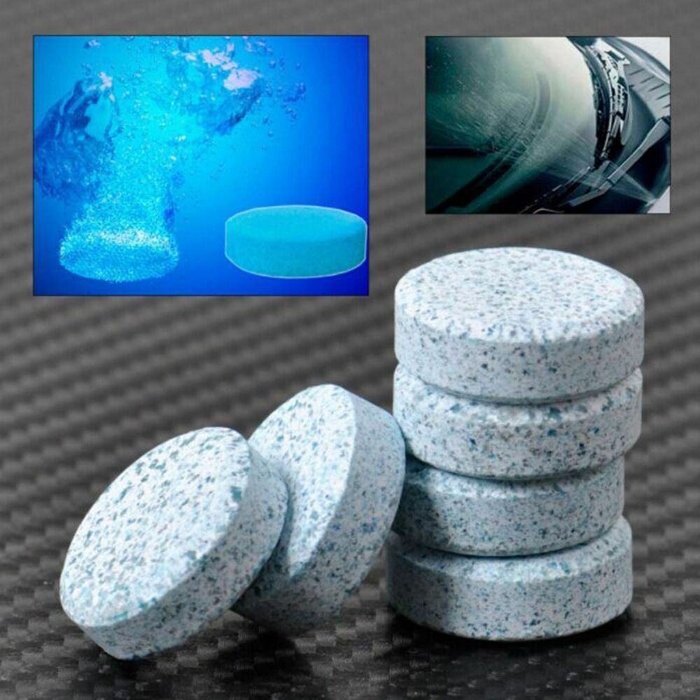 Effervescent Tablets Windscreen Cleaner Cleaning Agent Pills Car Glass Wash