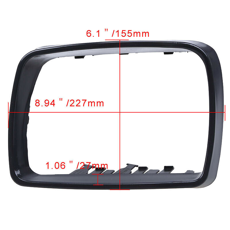 for - E53 X5 2000 2001 2002 2003 2004 2005 2006 Left Driver Side Mirror CoveB9V6