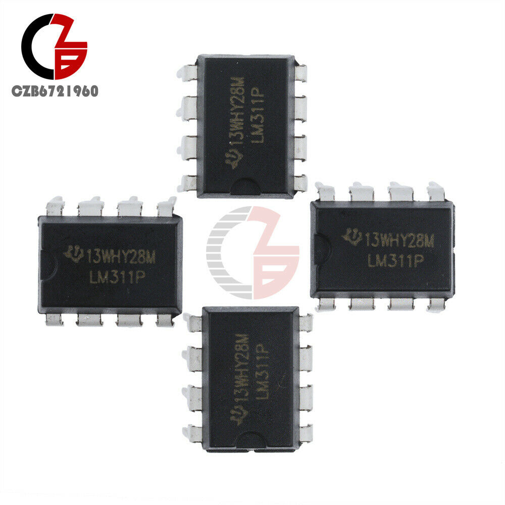 [10Pcs] LM311 LM311P IC DIFF COMP w/ STROBE DIP-8