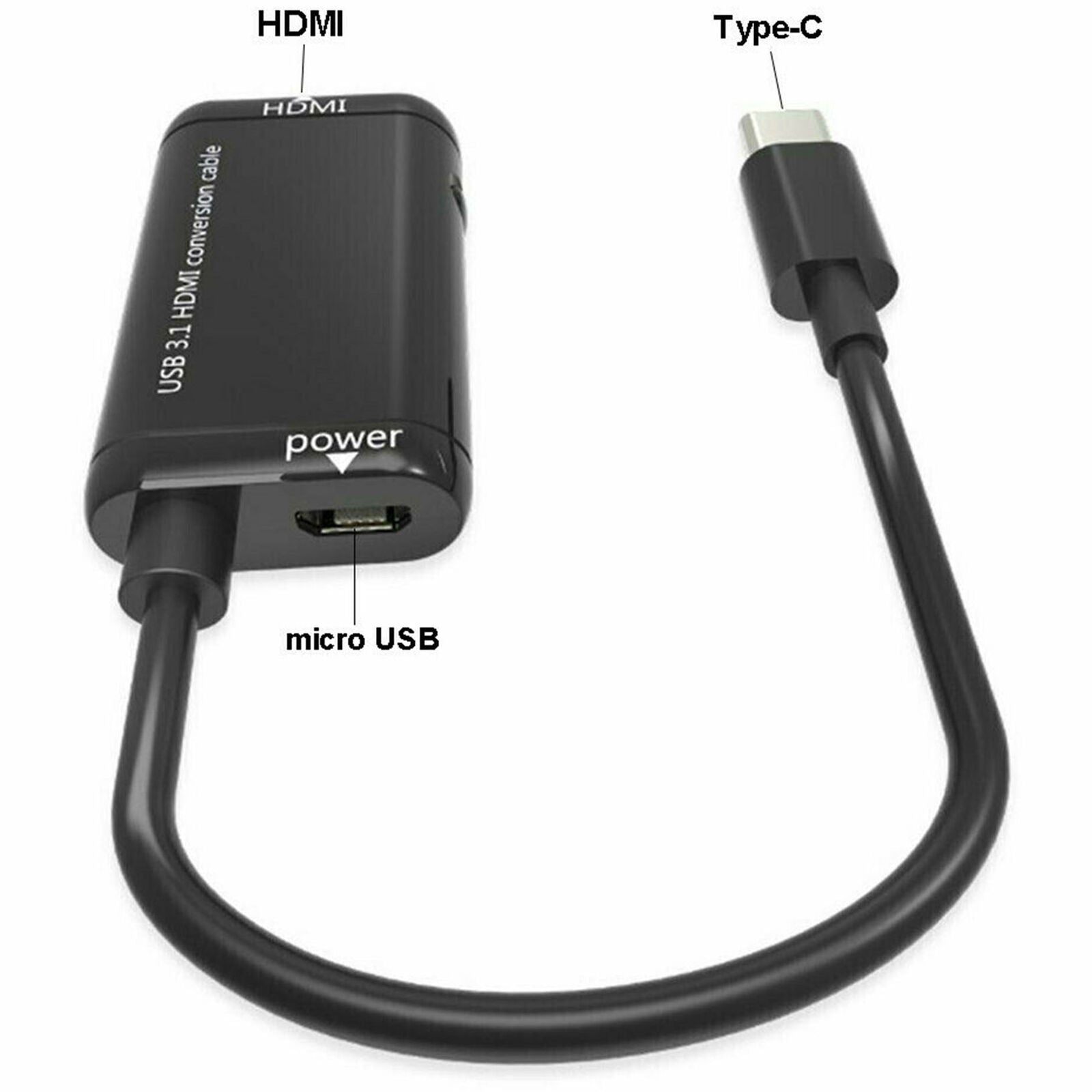Hot USB-C Type C to HDMI Adapter USB 3.1 TV Cable For MHL Android Phone Tablets