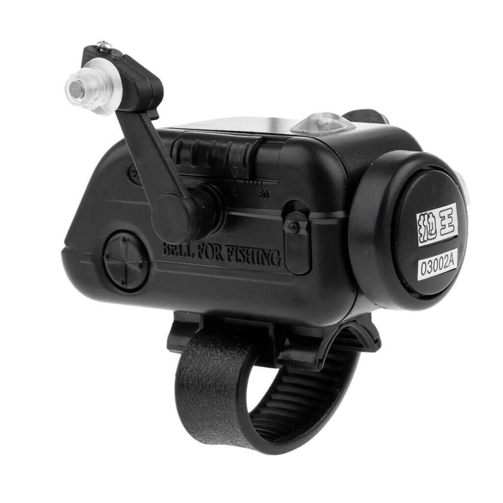 Volume Adjustable Fishing Rod LED Fish Bite Finder Alarm Bell Sound Buzzer