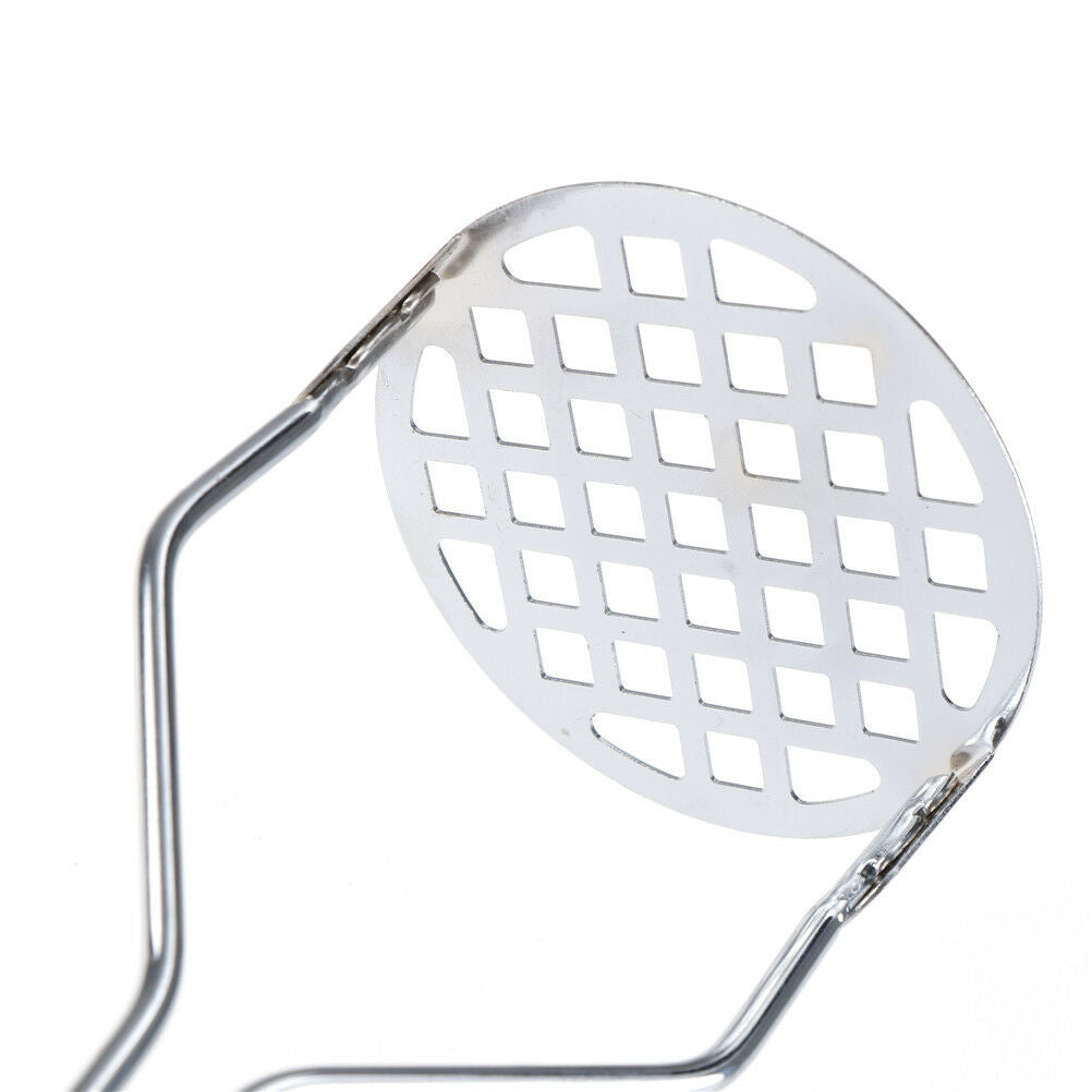Stainless Steel Potato Egg Paste Vegetable Fruit Press Crusher Kitchen Tools TL