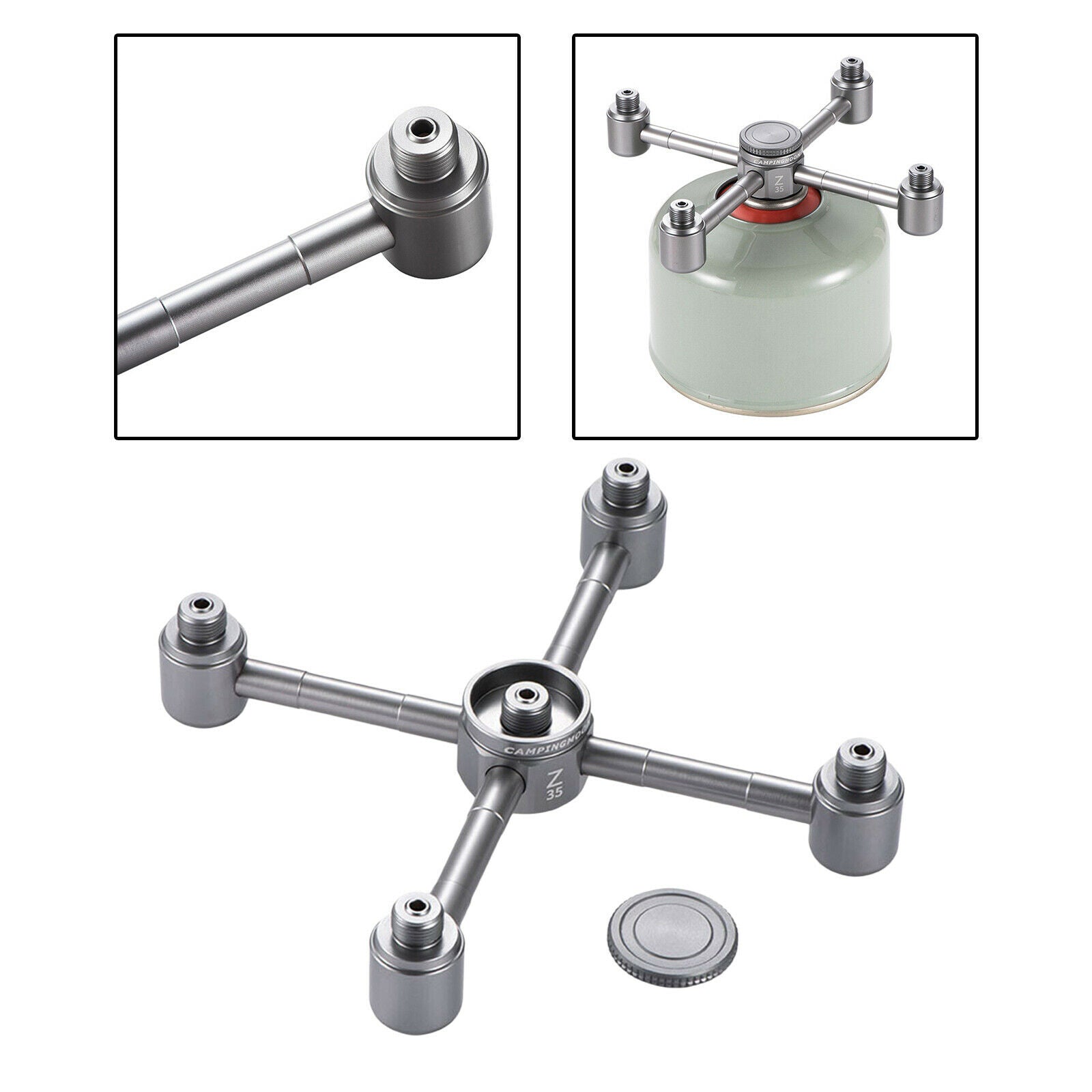 Camping Stove Adapter Propane Tank Convert Burner Connector Picnic Equipment