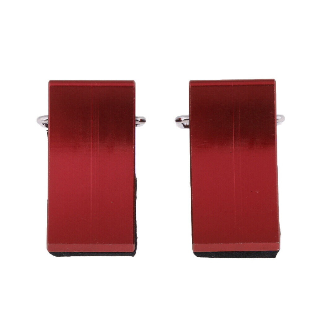 2pcs RC 1/10 Scale Car Truck Accessories Metal WHEEL CHOCKS Tire Stop -BLUE-