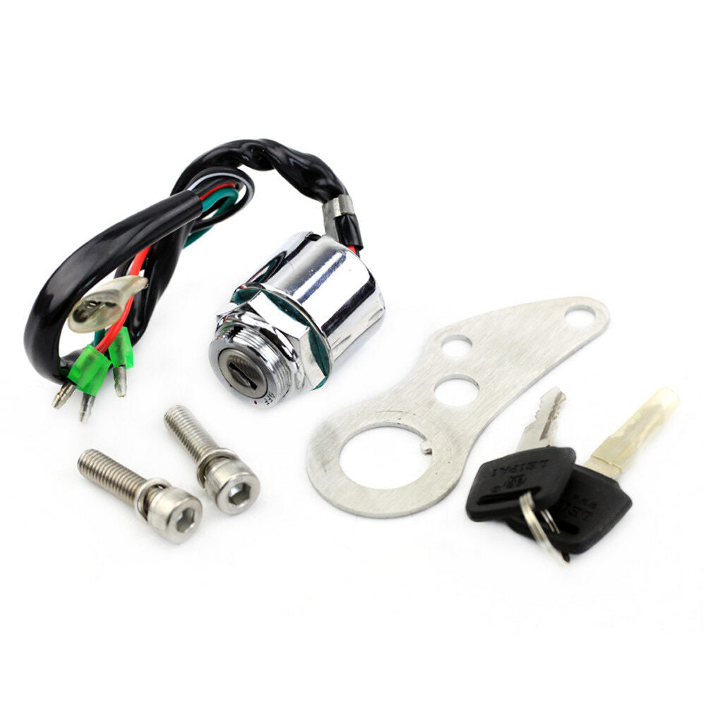 Fits DRZ400S DRZ400SM DRZ250 DR250 Quality 4 Wires Lgnition Switch Key Lock Set