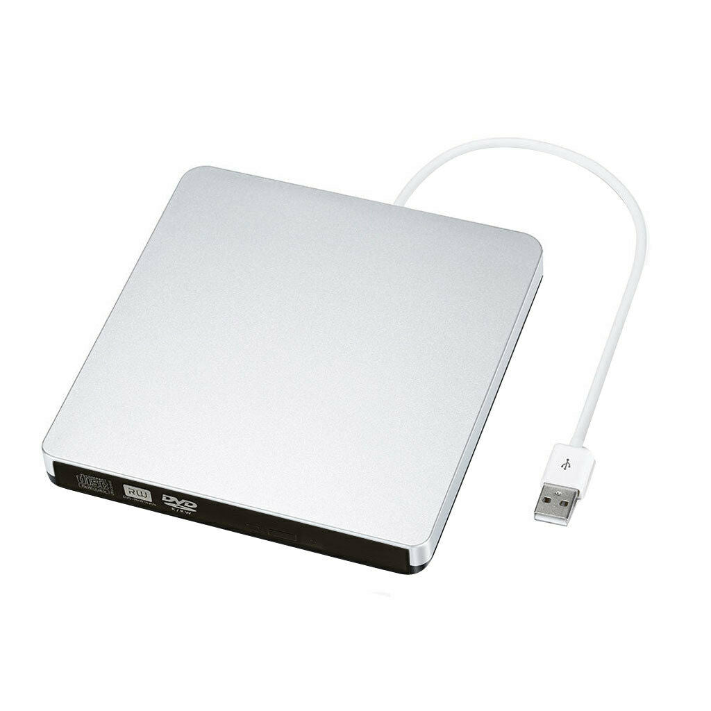External USB2.0 DVD CD-RW Drive Writer Burner DVD Player For Macbook Air/Pro