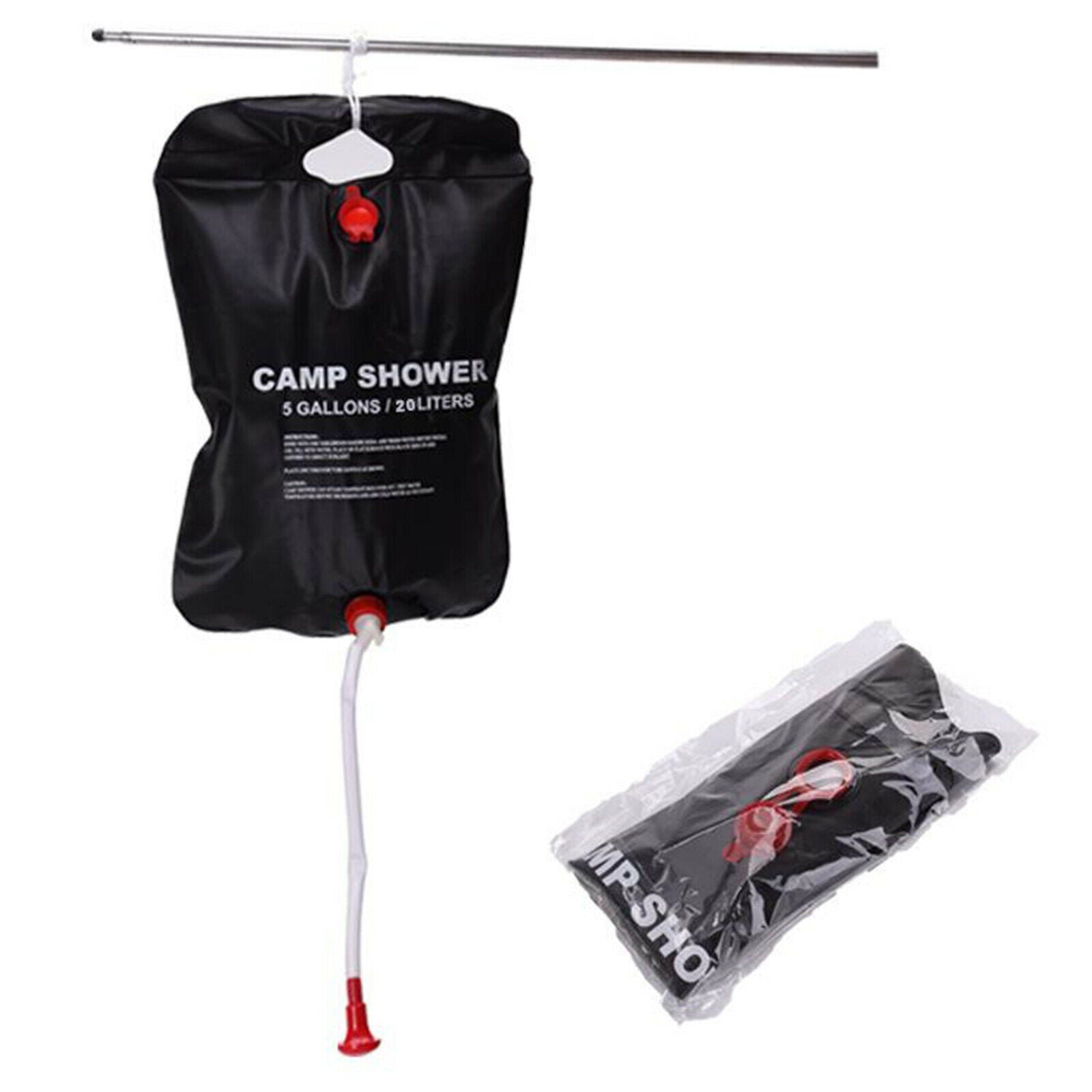 20L Folding Portable Solar Camping Shower Bag for Outdoor Hiking Hydration