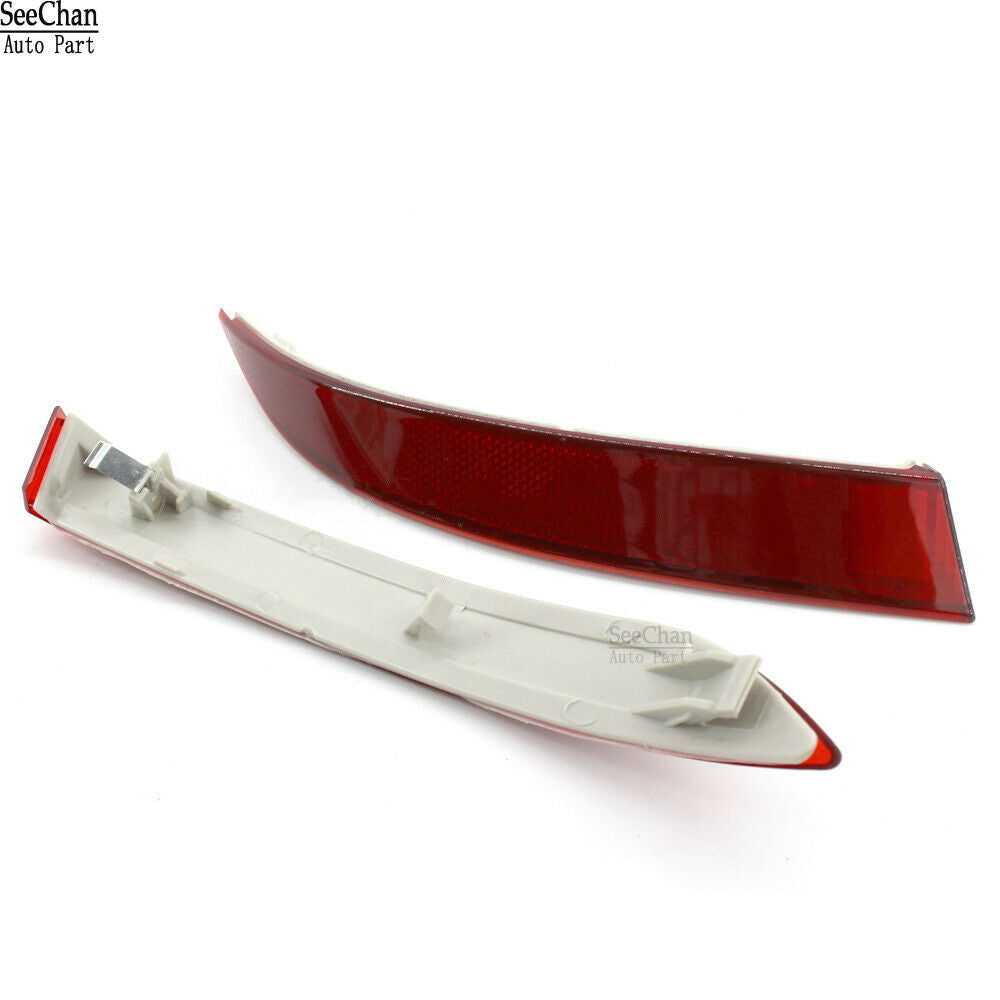 2X Rear Bumper Lens Reflector Cover Housing Light Fit For BMW X5 E70 2011-2013