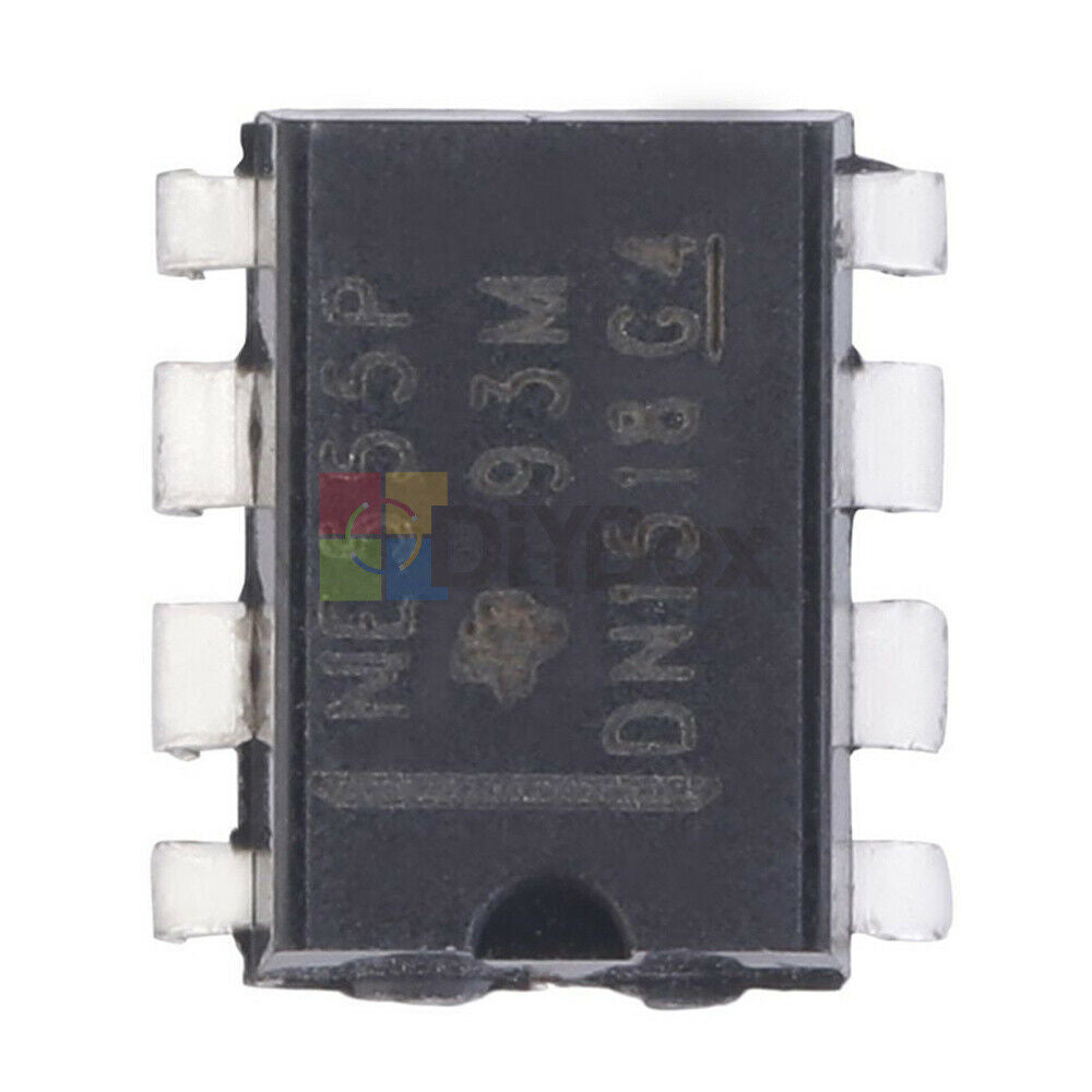 100Pcs NE555P NE555 DIP-8 SINGLE BIPOLAR TIMERS IC 8 Pin NE555P